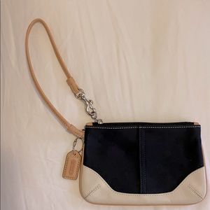 Coach Two-tone Wristlet